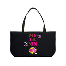 Load image into Gallery viewer, Melanin Popping Weekender Tote Bag
