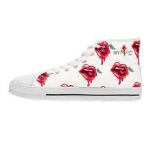 Load image into Gallery viewer, Lip with Cherry Brand Custom Design Women's High Top Sneakers
