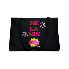 Load image into Gallery viewer, Melanin Popping Weekender Tote Bag
