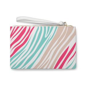 Zebra Animal Print Clutch Bag Spring