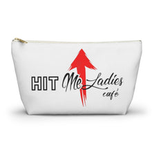 Load image into Gallery viewer, HMU Ladies Brand Accessory Pouch w T-bottom
