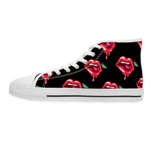 Load image into Gallery viewer, Lip with Cherry Brand Custom Design Women's High Top Sneakers
