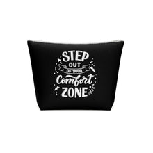 Load image into Gallery viewer, Step Out of your Comfort Zone Print Cotton Cosmetic Bag
