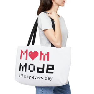 Mom Mode Weekender Tote Bag