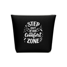 Load image into Gallery viewer, Step Out of your Comfort Zone Print Cotton Cosmetic Bag
