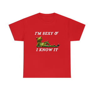 I'm Sexy & I Know  It Unisex Heavy Cotton Tee