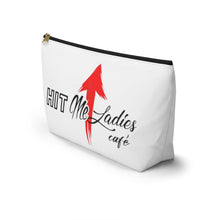 Load image into Gallery viewer, HMU Ladies Brand Accessory Pouch w T-bottom
