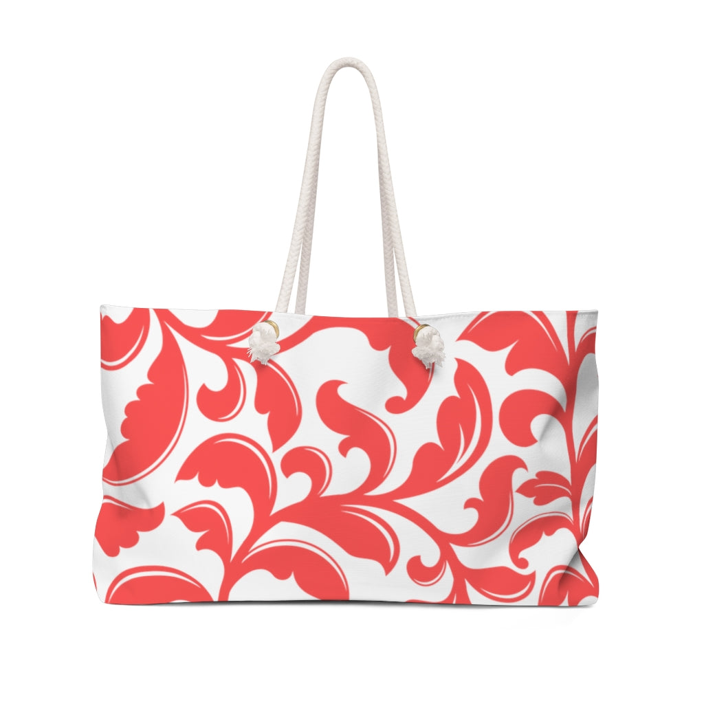 Floral Print Weekender Bag