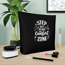 Load image into Gallery viewer, Step Out of your Comfort Zone Print Cotton Cosmetic Bag
