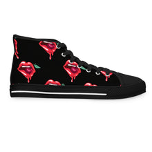 Load image into Gallery viewer, Lip with Cherry Brand Custom Design Women's High Top Sneakers
