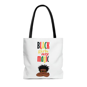 Black Girls Are Magic AOP Tote Bag