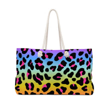 Load image into Gallery viewer, Animal Print Weekender Bag
