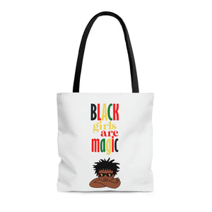 Black Girls Are Magic AOP Tote Bag