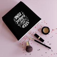 Load image into Gallery viewer, Step Out of your Comfort Zone Print Cotton Cosmetic Bag
