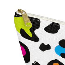 Load image into Gallery viewer, Animal Print Accessory Pouch w T-bottom
