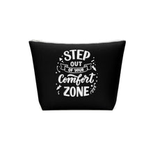 Load image into Gallery viewer, Step Out of your Comfort Zone Print Cotton Cosmetic Bag
