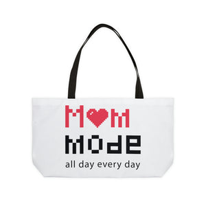 Mom Mode Weekender Tote Bag