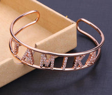 Load image into Gallery viewer, CZ Personalized Women&#39;s Bracelet
