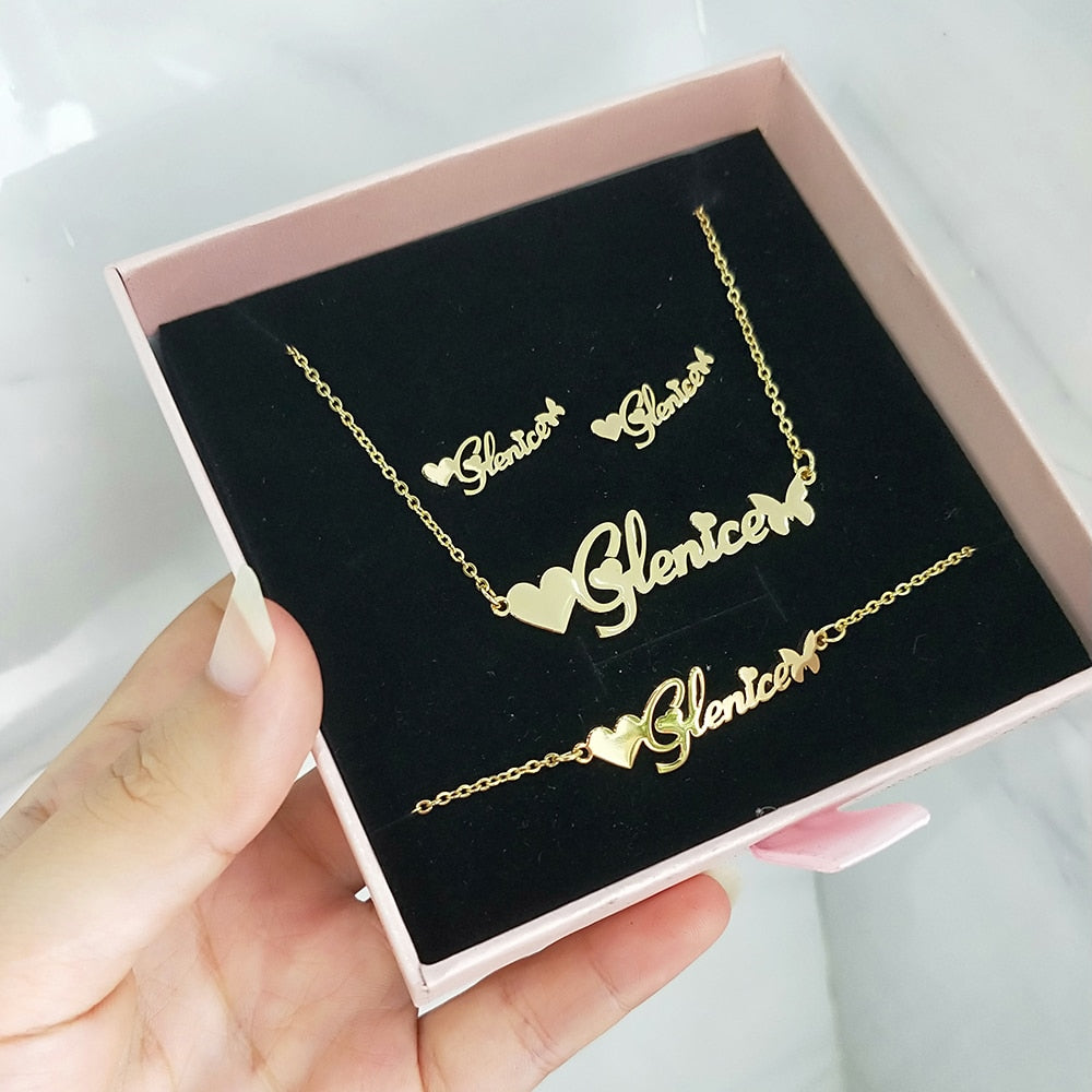 Personalized Jewelry 3pc Set