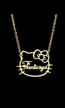 Load image into Gallery viewer, Hello Kitty Personalized Pendant Necklace
