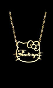 Hello Kitty Personalized Pendant Necklace