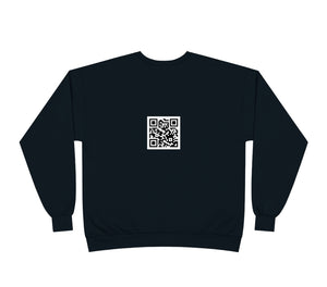 Add Your Own Business Name or Logo with QR Code Custom Sweatshirt