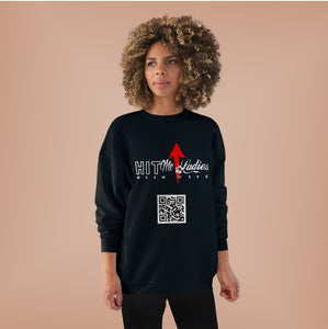 Add Your Own Business Name or Logo with QR Code Custom Sweatshirt