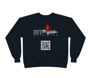 Add Your Own Business Name or Logo with QR Code Custom Sweatshirt