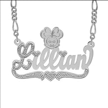 Load image into Gallery viewer, Kid&#39;s 18K Gold Plated Cartoon Minnie Mouse Personalized Necklace
