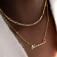 Load image into Gallery viewer, Handwritten Birthstone Personalized Name Necklace
