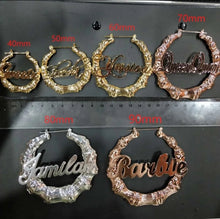Load image into Gallery viewer, Minnie Mouse/ Custom Personalized Earrings
