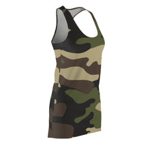 Load image into Gallery viewer, Camouflage Women's Cut &amp; Sew Racerback Dress
