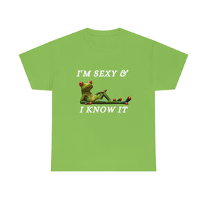 I'm Sexy & I Know  It Unisex Heavy Cotton Tee