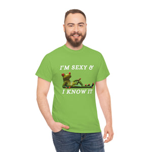 I'm Sexy & I Know  It Unisex Heavy Cotton Tee