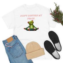 Load image into Gallery viewer, Don&#39;t Disturb My Peace Unisex Heavy Cotton Tee
