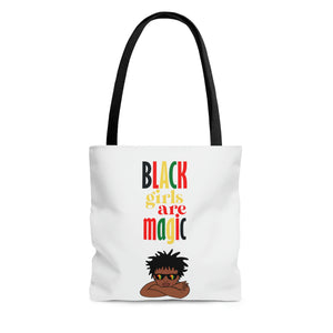 Black Girls Are Magic AOP Tote Bag