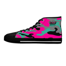 Load image into Gallery viewer, HMU Ladies Brand Camouflage Custom Design Women's High Top Sneakers

