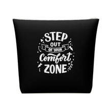 Load image into Gallery viewer, Step Out of your Comfort Zone Print Cotton Cosmetic Bag
