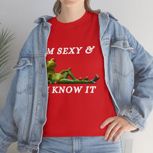 Load image into Gallery viewer, I&#39;m Sexy &amp; I Know  It Unisex Heavy Cotton Tee
