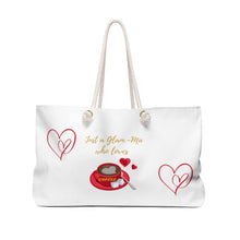 Load image into Gallery viewer, Just A Glam-Ma Who Loves Coffee Weekender Bag
