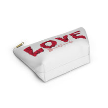 Load image into Gallery viewer, Custom Made Love Accessory Pouch w T-bottom

