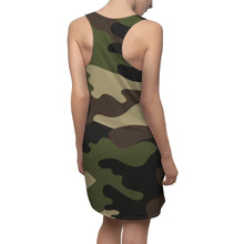 Load image into Gallery viewer, Camouflage Women's Cut &amp; Sew Racerback Dress
