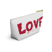 Load image into Gallery viewer, Custom Made Love Accessory Pouch w T-bottom
