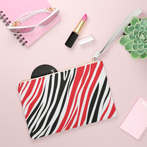 Zebra Animal Print Clutch Bag Spring