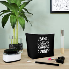 Load image into Gallery viewer, Step Out of your Comfort Zone Print Cotton Cosmetic Bag
