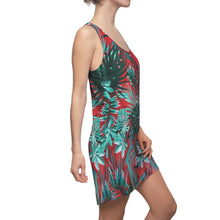 Load image into Gallery viewer, Floral Print Women's Cut &amp; Sew Racerback Dress
