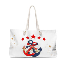 Load image into Gallery viewer, Anchor Print Custom Design Weekender Bag
