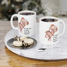 Load image into Gallery viewer, Walk By Faith Not By Sight Mugs (11oz\15oz\20oz)
