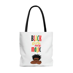 Black Girls Are Magic AOP Tote Bag