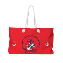 Load image into Gallery viewer, Anchor Custom Design Weekender Bag
